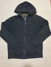 Billabong Surfplus Navy Blue Surfer Hoodie Sweatshirt Full Zip M Medium