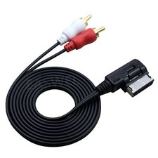 AMI MMI RCA Video Audio Input AUX Cable For Audi AMI A3 A4 A6 A7 A8 Q5 Q7 R8