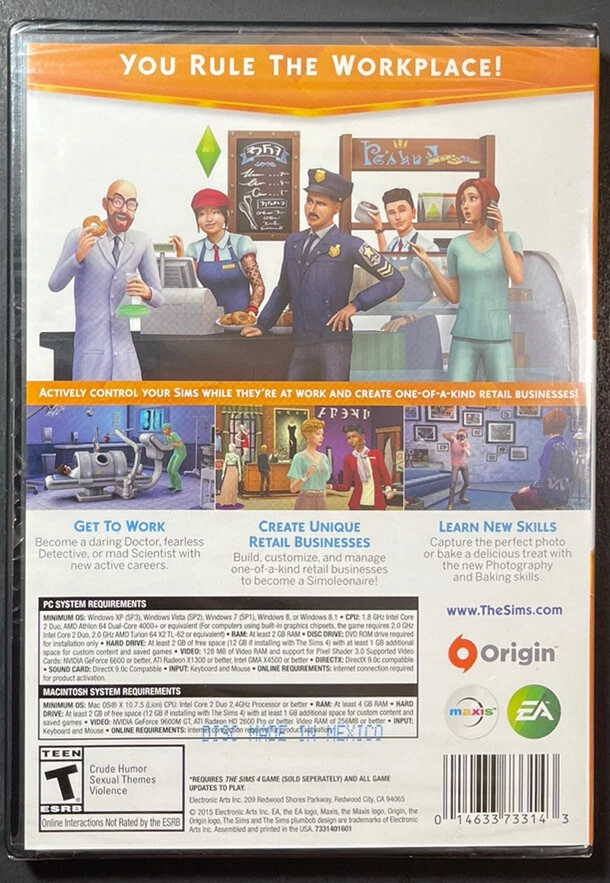The Sims 4 [ Get To Work ] (PC / DVD-ROM) NEW - Image 2 of 4