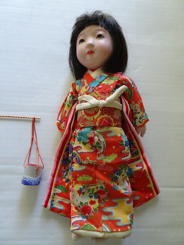 Japanese Geisha Doll - WWII - Brought Home by Solider - Genuine - Antique