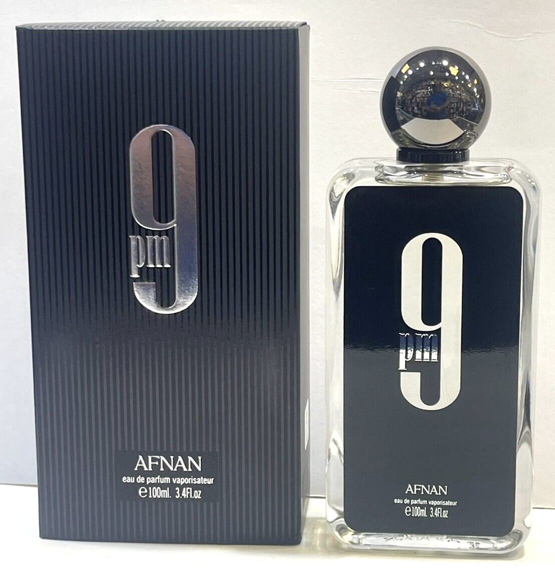 Afnan 9 PM Eau De Parfum Spray FOR MEN 3.4oz (100 ml) Brand New