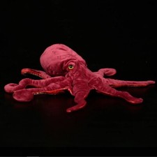 Juguete de peluche de pez pulpo rojo de 45 cm peluche animal marino muñeca suave regalo para niños