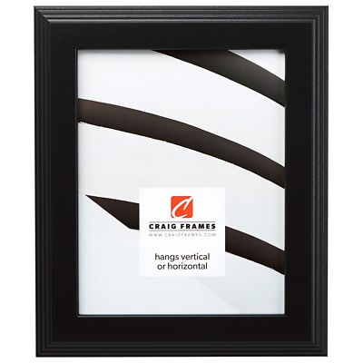 Craig Frames 1.25'' Traditional Gallery Black Picture Frame Poster Frames