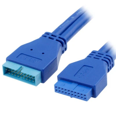 BOLWINS D57 USB 3.0 cable de extensión adaptador distribuidor interno 19 pines conector de poste PC