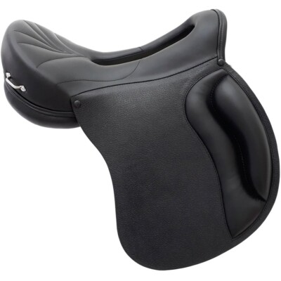 Endurance Leather Horse Saddle Light Weight Black 15'' to 18''