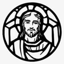 temporary tattoo - Set of two wrist size Jesus approx. 1.5" each