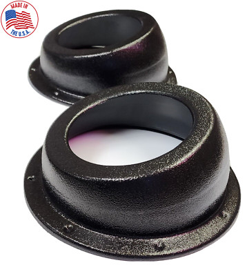 WFL 6 1/2'' PAIR SPEAKER PODS SPEAKER ADAPTERS 6.5''  SPEAKER MOUNT W/FLANGE UTV