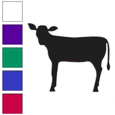 Calf Cow, Vinyl Decal Sticker, Multiple Colors & Sizes #808
