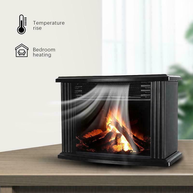 Portable Electric Fireplace Stove Heater Remote Control Indoor Winter  Heating | eBay
