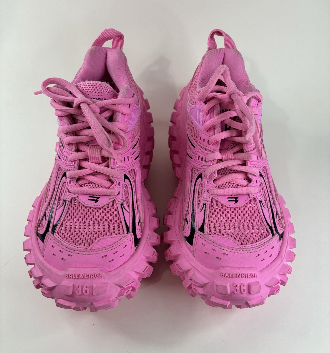 Balenciaga Bouncer Defender Pink Sneakers Women's Size 36 Balenciaga Bouncer Defender Pink Sneakers Women's Size 36
