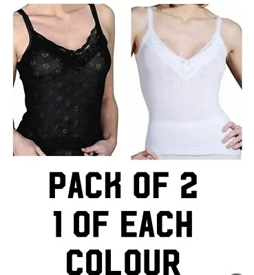 SNOWDROP Women Ladies Thermal Sleeveless French Neck Spencer Underwear Set Sizes UK 6-28