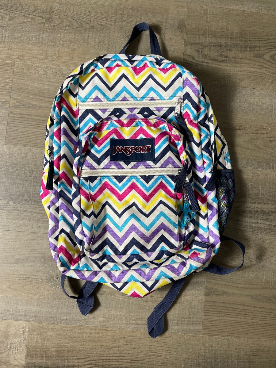 JANSPORT AOP Geometric Print Canvas School Backpack Multicolor Colorful Bright | eBay JANSPORT AOP Geometric Print Canvas School Backpack Multicolor Colorful Bright | eBay