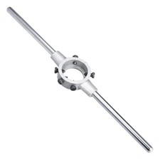 Round Die Stock Handle Wrench 38mm Dia M12-M14 Metric Die Holder Alloy Steel