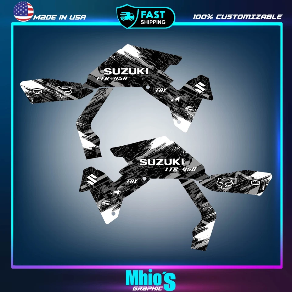 Suzuki LTR 450 ATV Aufkleber Decals Grafik Kit 2006-2014  - Bild 2 von 4