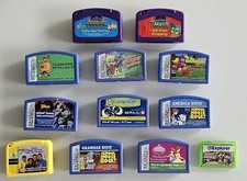 LeapFrog Leapster Explorer Learning Game Cartridges Disney Mixed Lot Of 12
