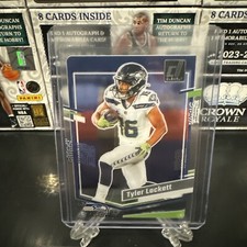 2023 Panini Donruss Clearly #45 Tyler Lockett Seattle Seahawks