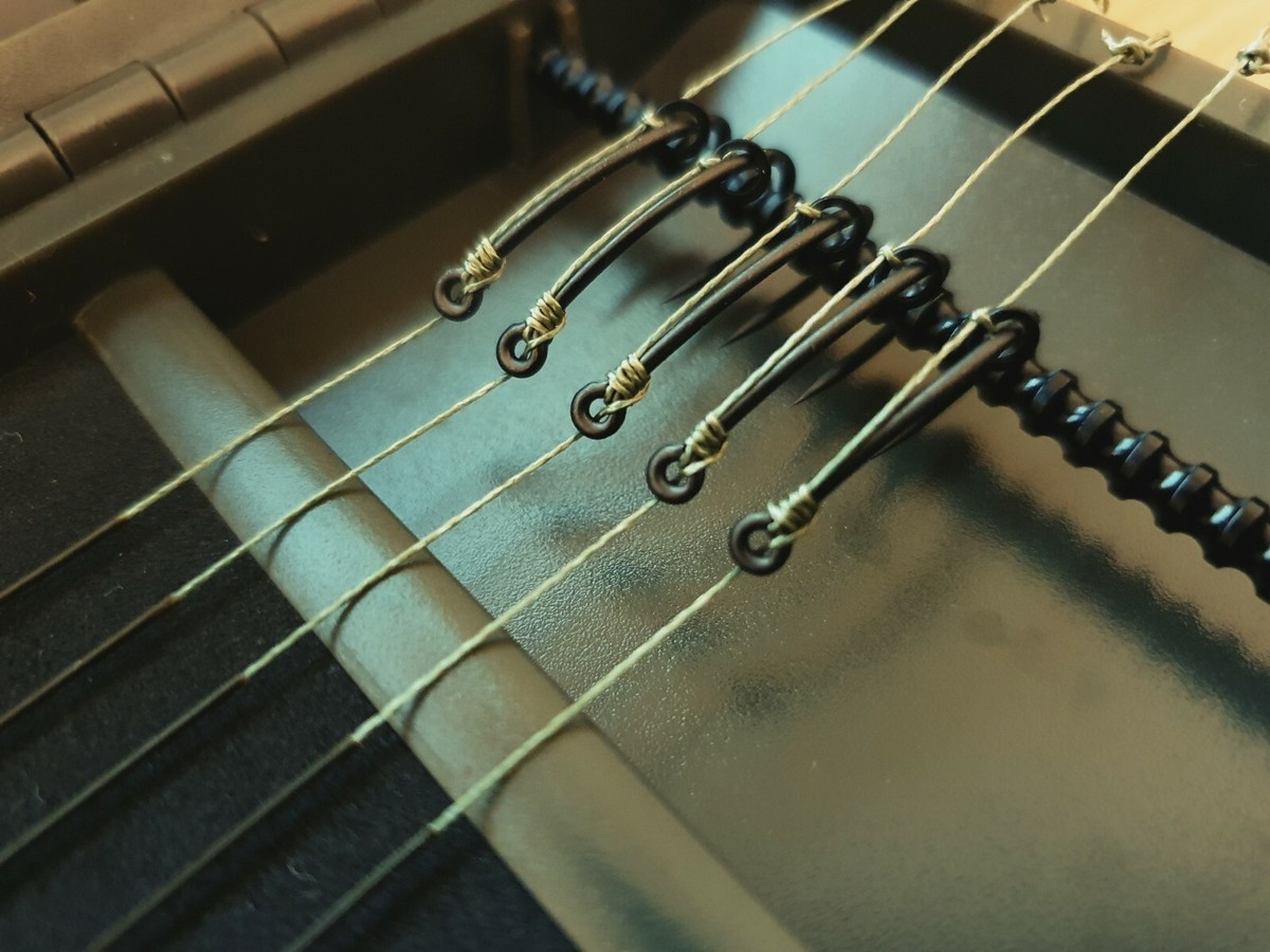 Rig Pesca Carpe Korda 3 Piattaforme Pronte Per Carpa Korda N-Trap Blowback - Terminali Già Legati, Gancio In Teflon Big Rigs - Foto 6