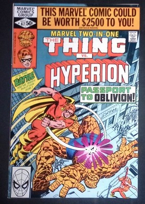 Marvel Two-In-One #67 The Thing & Hyperion Marvel Comics VF+