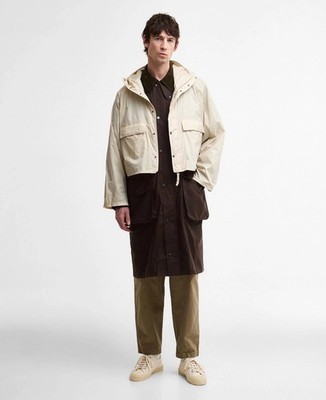 BARBOUR x KAPTAIN SUNSHINE Endurance Casual Dry Wax Coat Size 38/48 M 40/50 Spey