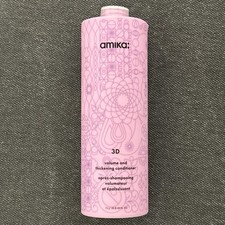 Amika 3D Volume Thickening Conditioner 33.8oz / Liter Safety Sealed New