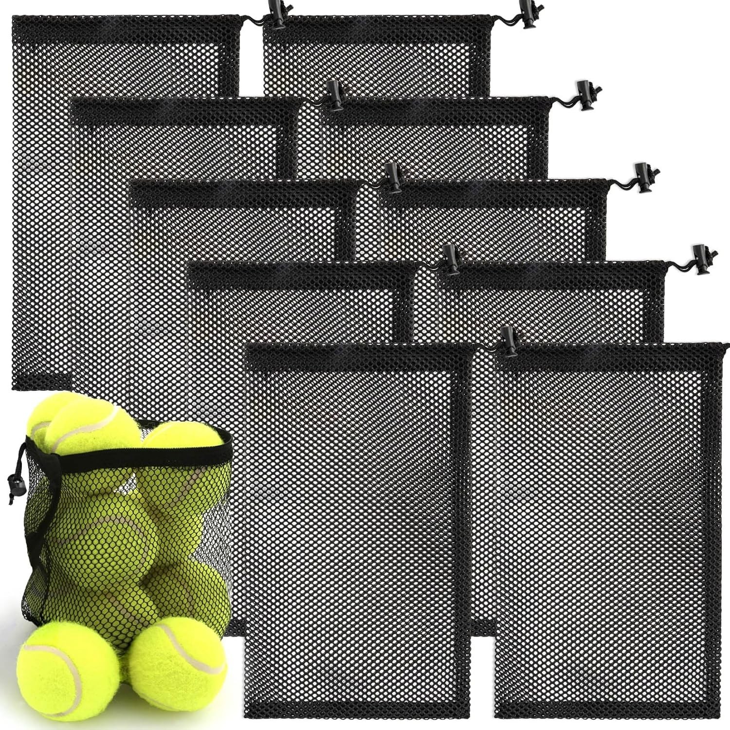 10 Pc Mesh Bag Mesh Drawstring Bag Mesh Storage Bags Net Bag Mesh bags