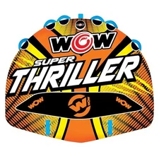 WOW Sports Thriller Towable Deck Tube for Boating Adults,  Assorted Sizes 