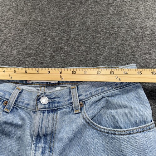 Levis 560 Jeans Mens 32x34 Light Blue Comfort Fit Tapered Leg Denim Pants Y2k - Picture 2 of 9