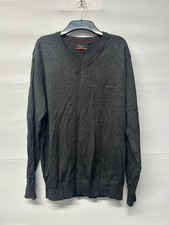 Image of Men’s Pierre Cardin Grey V Neck Jumper Size Large Brand New 