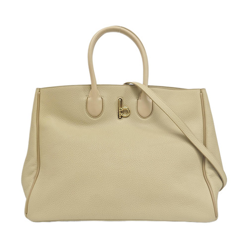 【Authentic】 BURBERRY Camel Leather Handbags (DDP)