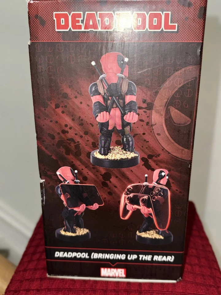 Держатель для телефона Deadpool Cable Guy — специальное издание Marvel заднего вида — совершенно новый - Изображение 2 из 4