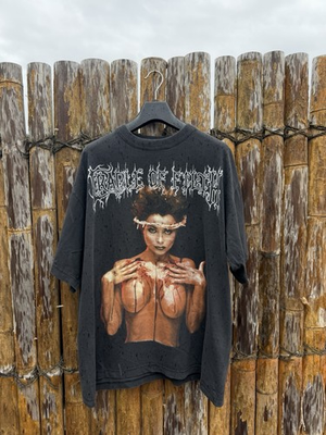 #ad 1995 Euro Cradle Of Filth Praise The Whore XL Ultra Rare Made In England Metal AU $1200.00