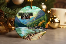 Franconia Notch State Park, New Hampshire Ornament, Souvenir, Keepsake