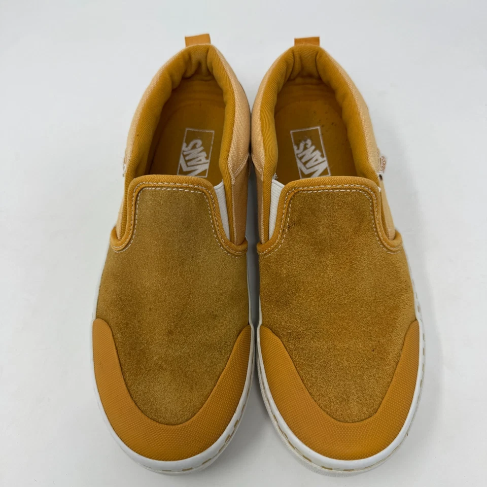 Vans Classic Slip On Suede Shoes Sneakers Sunburn Orange Youth Size 4 - Image 3 of 4