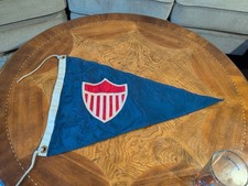 Vintage SEVEN SEAS Sailing Association Prestige Flag And Banner Garen Grove CA