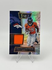 2021 Select Melvin Gordon III (RC) /99 Rookie Patch Silver Prizm #SS-MGO Broncos