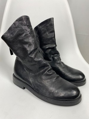 Halmanera Handmade Boots Genuine Leather Ankle Zip size 37
