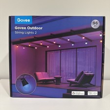Govee Smart Outdoor String Lights 2, 96ft RGBW Outdoor Lights H7038