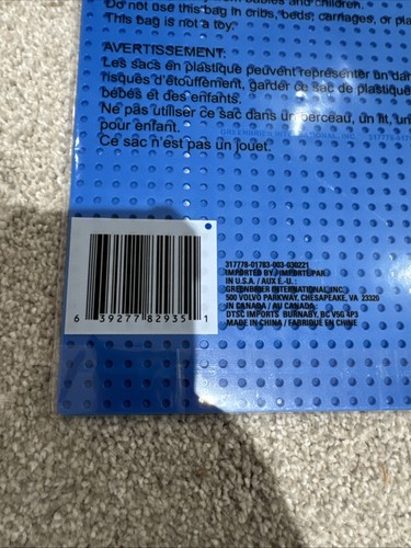 1 Large Building Block Base Plate 10"x10" Blue - Picture 6 of 7