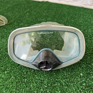 Vintage SCUBAPRO Single Lens Scuba Mask - Tempered Glass w/ Purge Valve
