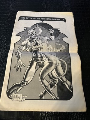 THE BUYER'S GUIDE FOR COMIC FANDOM #13 NEWSPAPER BOOK MAGAZINE