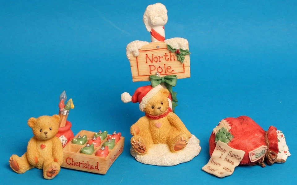 Cherished Teddies - SANTA'S WORKSHOP Accessories (3er Set) - 176079 - NEU - Bild 4 von 4