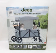 Jeep Wrangler Stroller Wagon with Included Car Seat Adapter by Delta Children