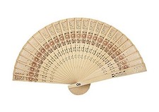 Sandalwood Fan Set of 50 pcs Wedding Favors Birthday Sunflower-50pcs