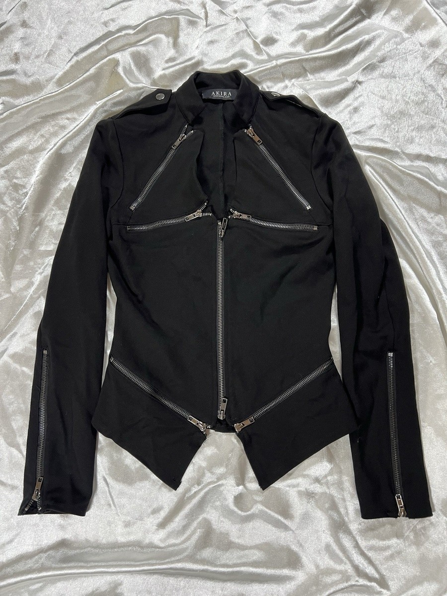 Akira Bondage Multi Zip Jacket Goth Punk Tripp Nyc Vibes | eBay
