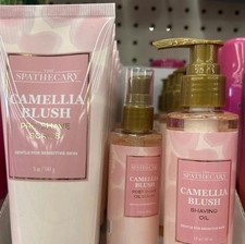 The Spathecary Camellia Blush Shave Collection Shaving Oil 5 oz Sensitive