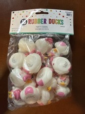 Rubber Ducks Lot of 18. New In Package. 2 Party Favors