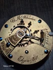 Antique 1890 ELGIN Open Face Pocket Watch Movement G.M. Wheeler model🔥