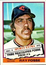 1976 Topps #554T Ray Fosse Cleveland Indians