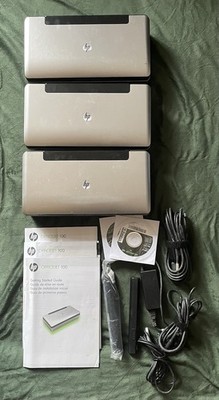 Lot Of 3 HP Officejet 100 Mobile Laptop Color Printer CN551a