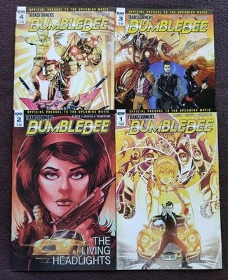 TRANSFORMERS BUMBLEBEE 1-4 IDW COMIC RUN SET 1 2 3 4 TOTAL COMICS VF/NM